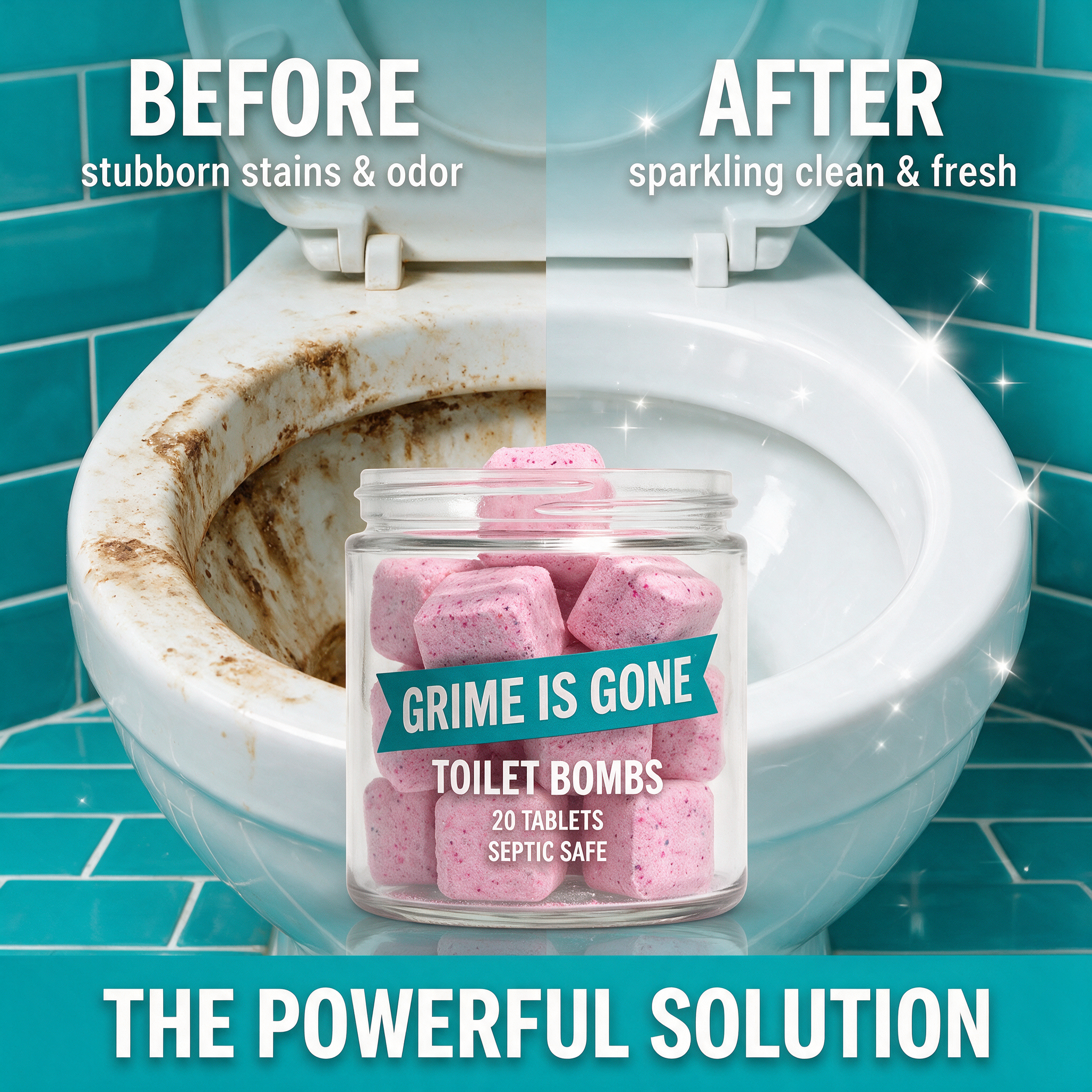 Toilet Bombs — Drop It In. Watch It Clean.