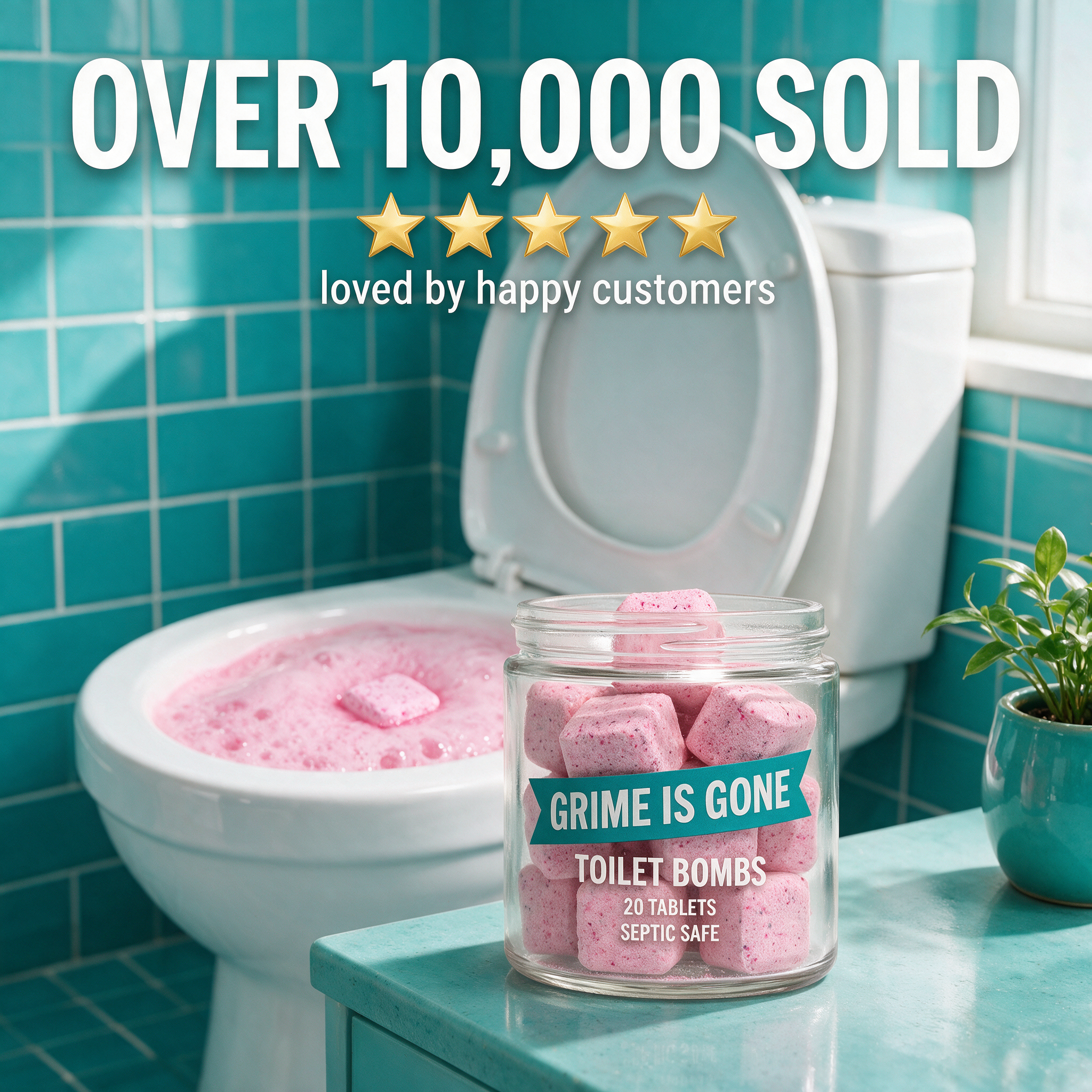 Toilet Bombs — Drop It In. Watch It Clean.